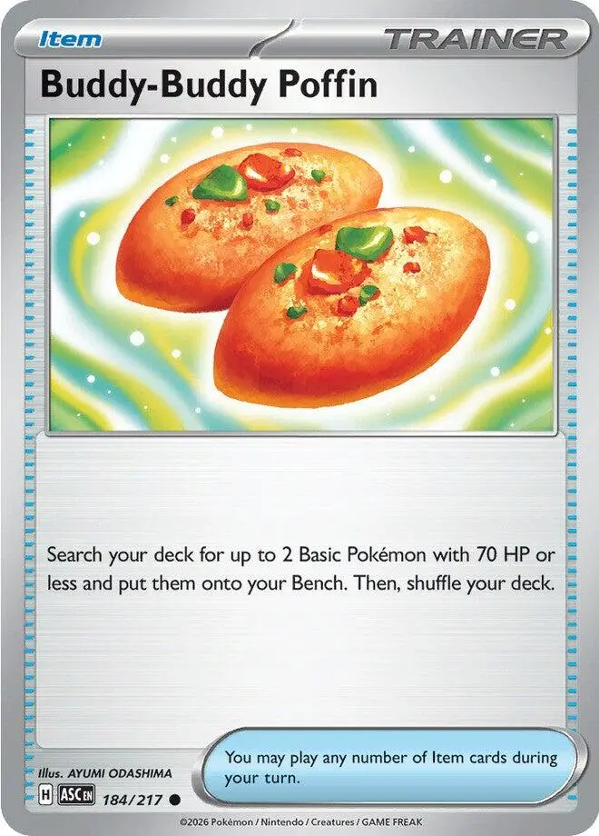 Buddy-Buddy Poffin (184/217) [Mega Evolution: Ascended Heroes] 1