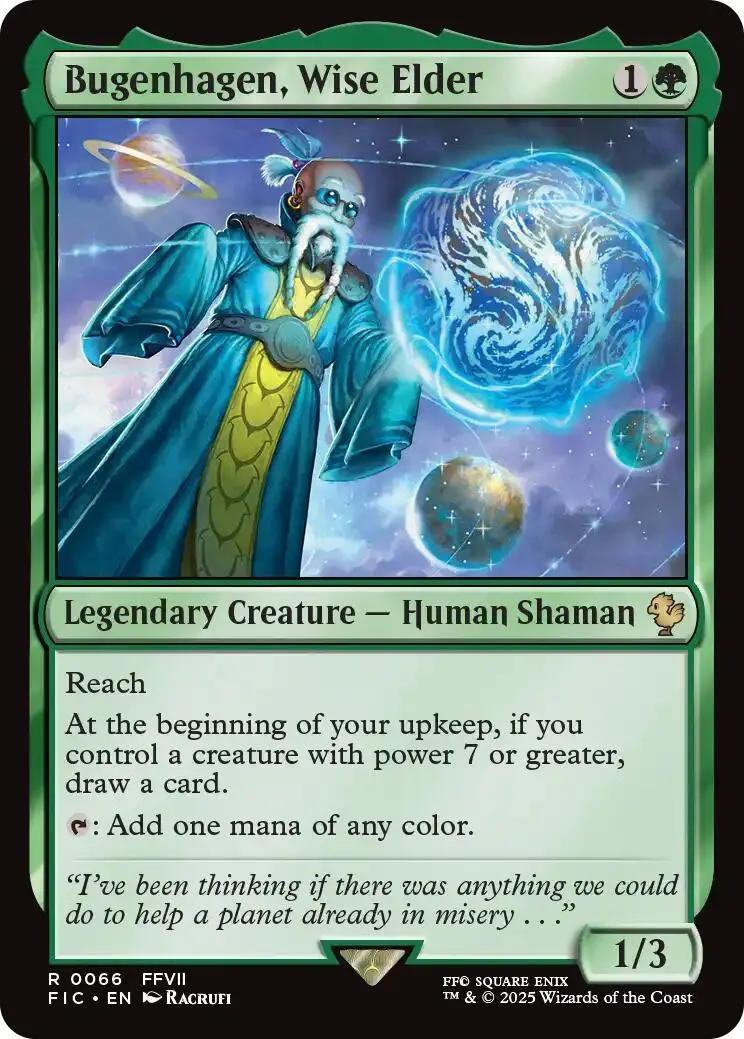 Bugenhagen, Wise Elder (Surge Foil) [Final Fantasy Commander] 1