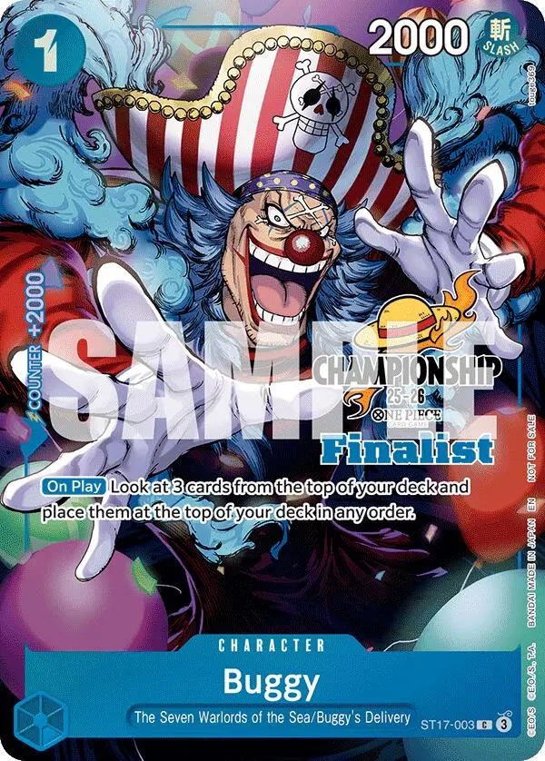 Buggy (Cs 25-26 Finalist Card Set 1) [One Piece Promotion Cards] 1