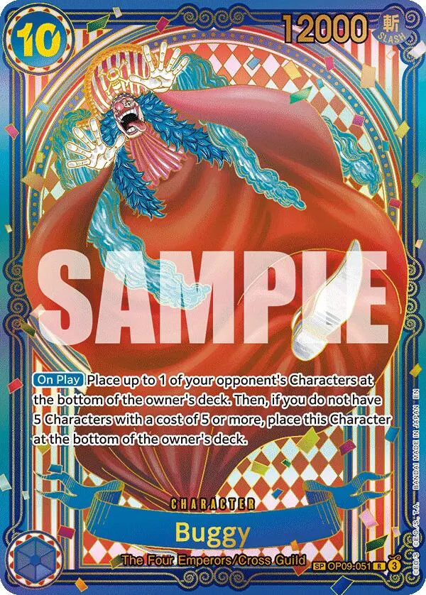 Buggy (Op09-051) (Sp) (Gold) [The Azure Sea's Seven] 1