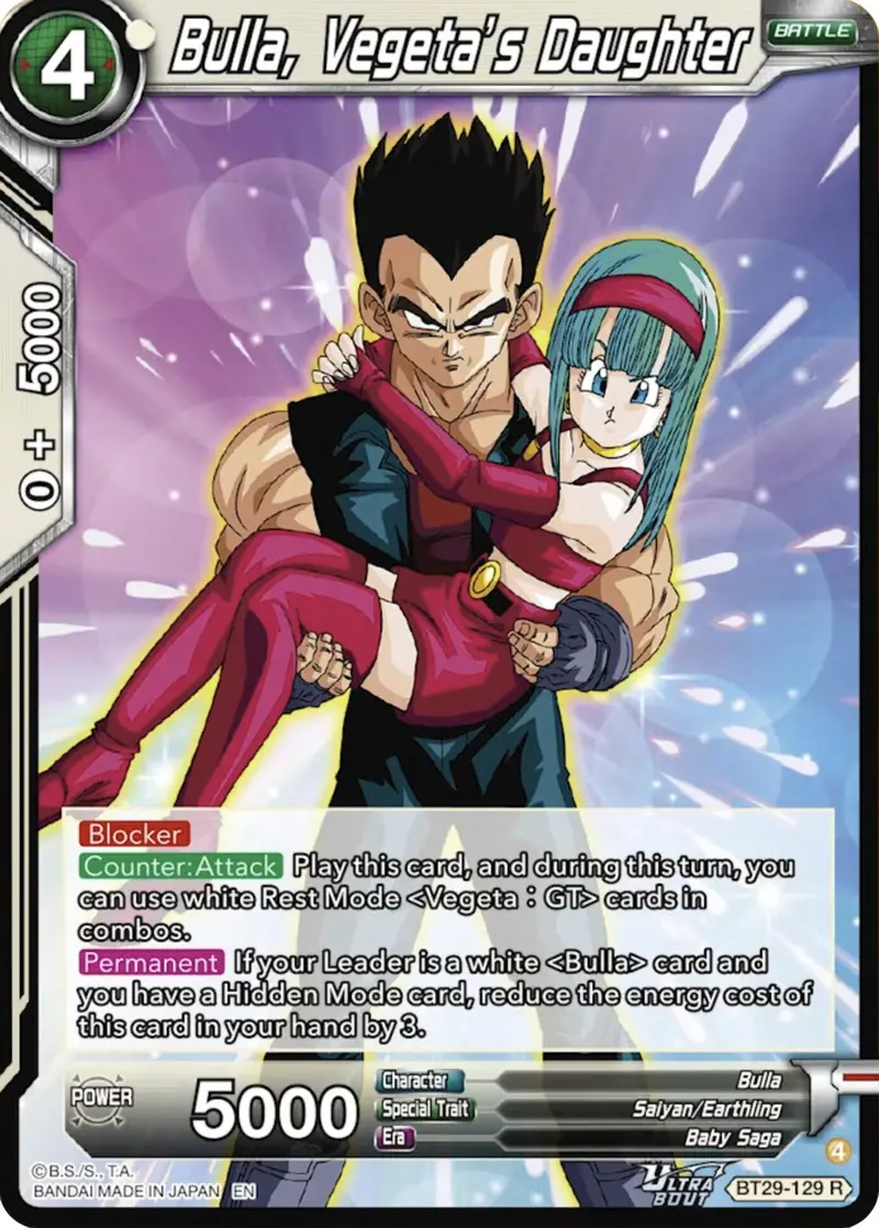 Bulla, Vegeta's Daughter (Bt29-129) [Fearsome Rivals] 1