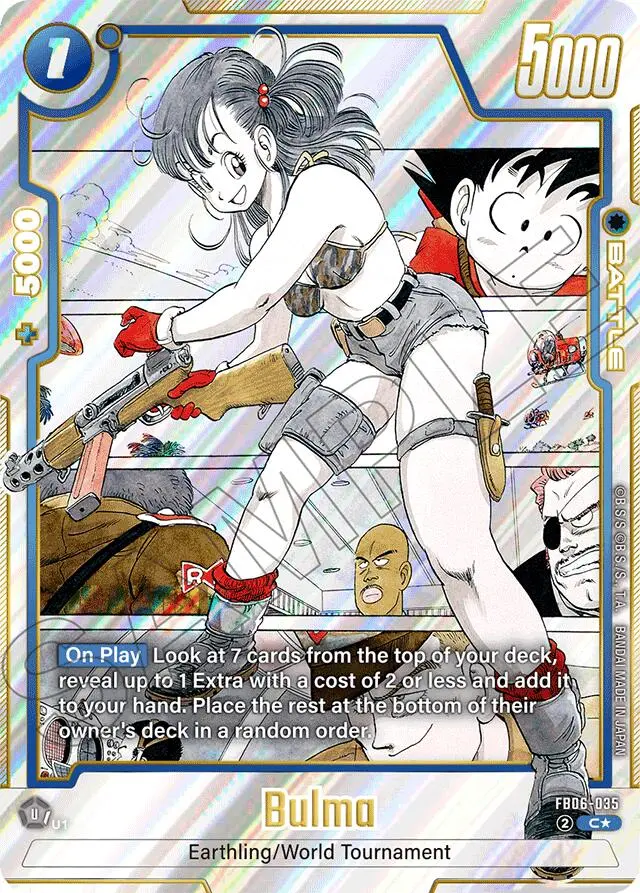 Bulma (Fb06-035) (Alternate Art) [Manga Booster 01] 1
