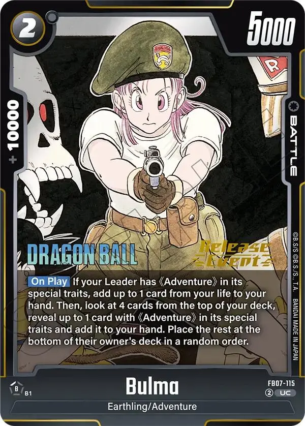 Bulma (Fb07-115) [Manga Booster 02 Release Event Cards] 1