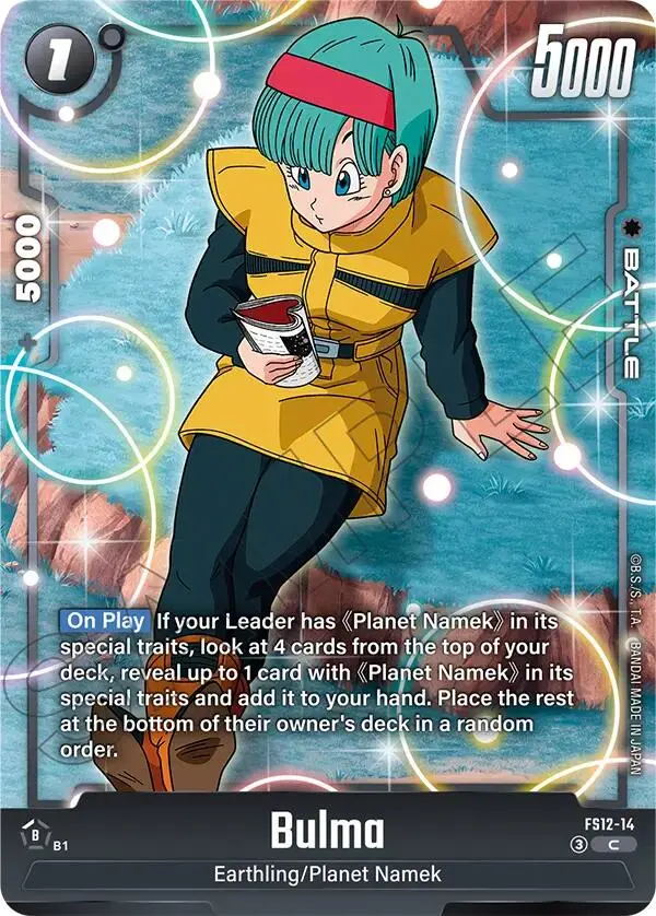 Bulma (Fs12-14) [Starter Deck Ex: The Beat Of Ki] 1