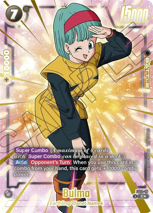 Bulma (Fs12-15) (Gold) [Starter Deck Ex: The Beat Of Ki] 1