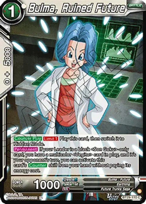 Bulma, Ruined Future (Bt29-110) [Fearsome Rivals] 1