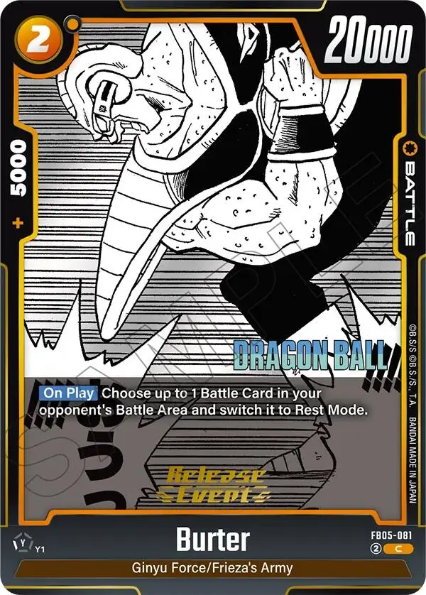 Burter [Manga Booster 02 Release Event Cards] 1