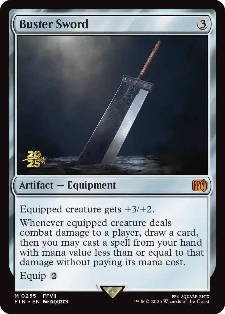 Buster Sword [Final Fantasy Prerelease Promo] 1