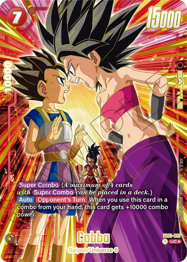 Cabba (1St Anniversary Set) [Fusion World Promotion Cards] 1