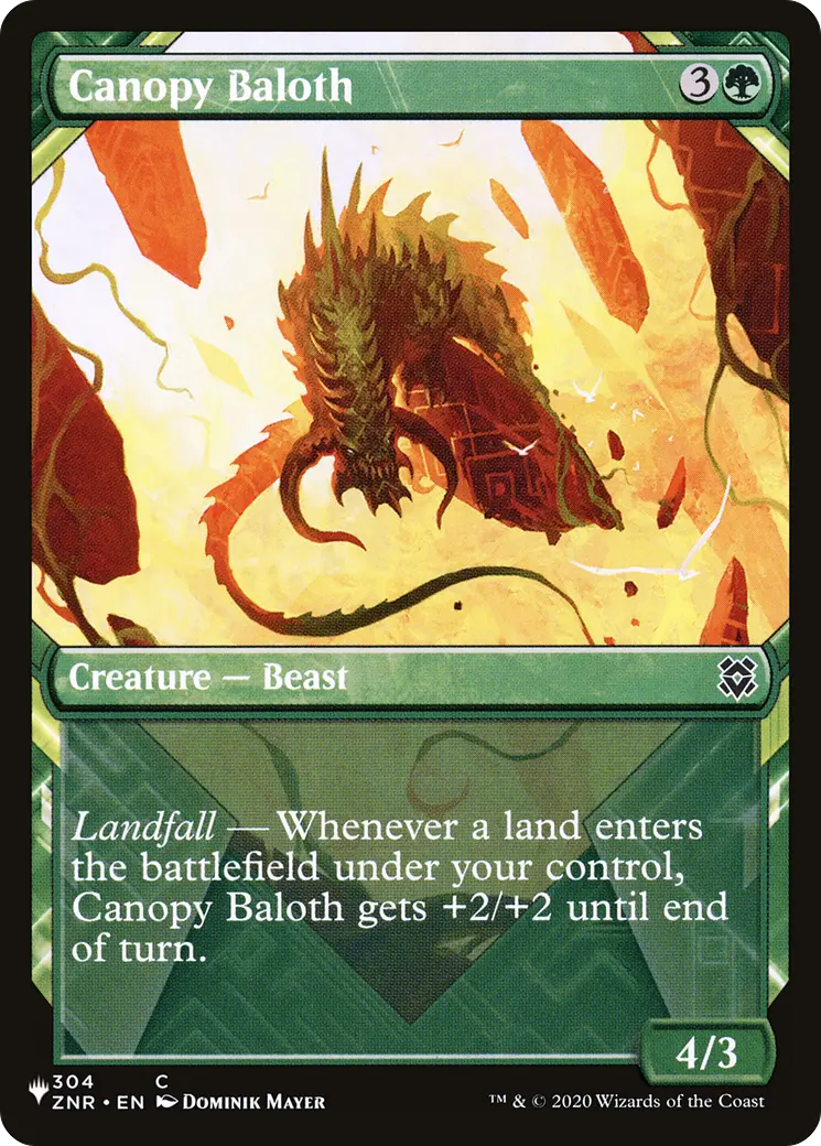 Canopy Baloth (Showcase) [The List] 1
