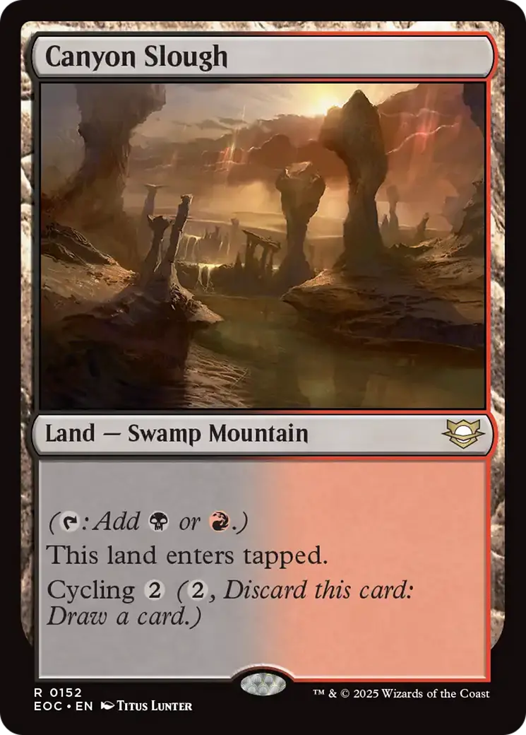Canyon Slough [Edge Of Eternities Commander] 1