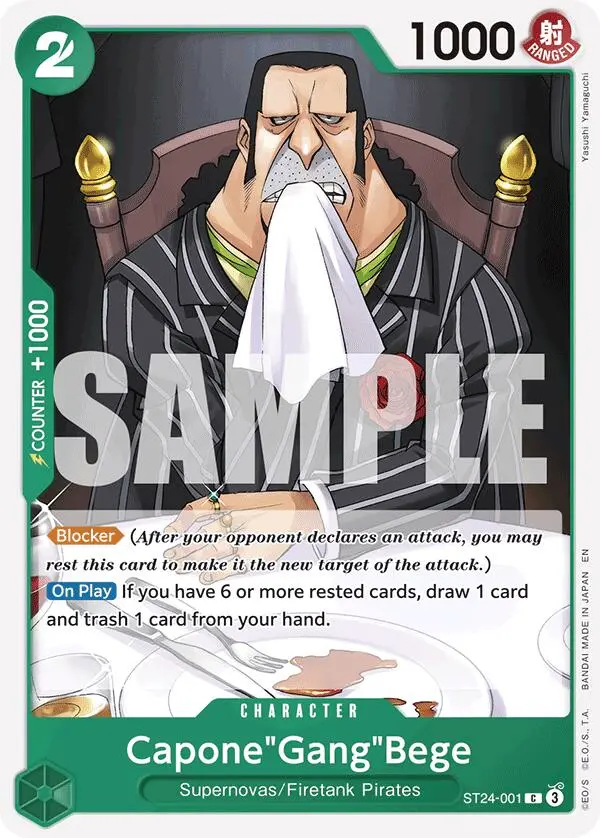 Capone"Gang"Bege [Starter Deck: Green Jewelry Bonney] 1
