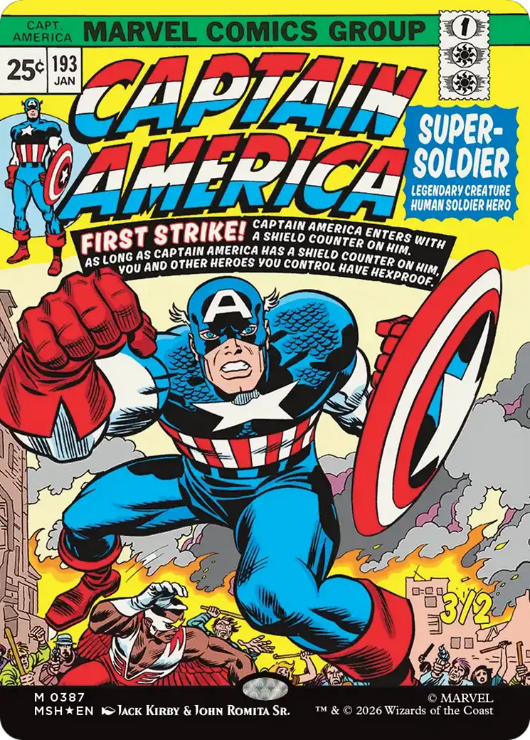 Captain America, Super-Soldier (Borderless) [Marvel Super Heroes] 1