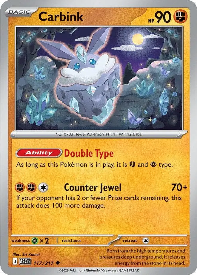 Carbink (117/217) [Mega Evolution: Ascended Heroes] 1