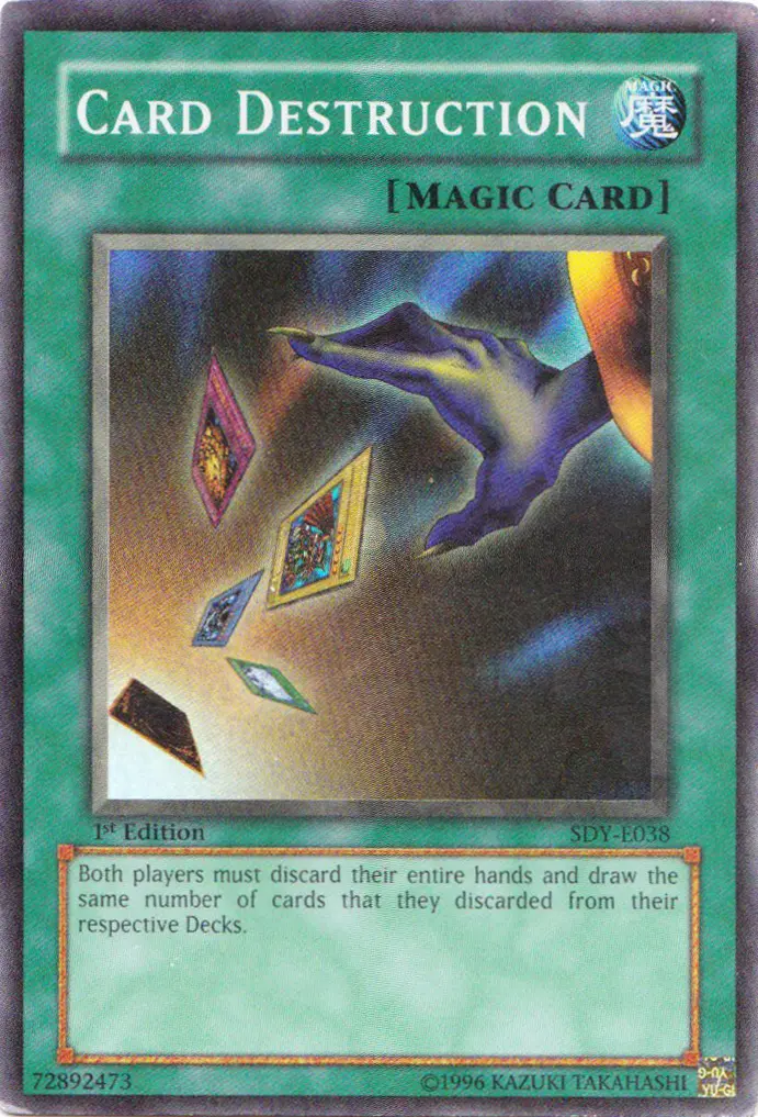 Card Destruction [Sdy-E038] Super Rare 1