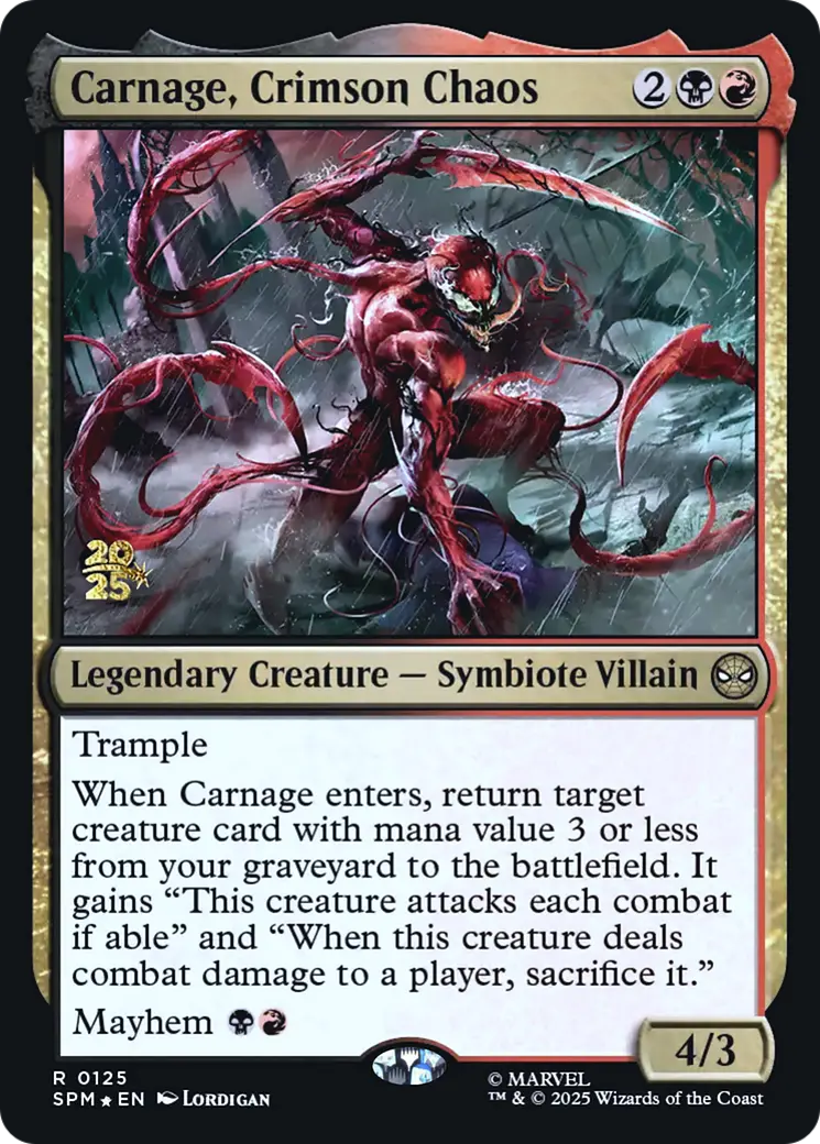 Carnage, Crimson Chaos [Wizards Play Network 2025] 1