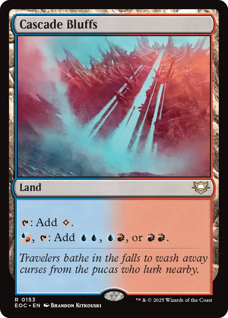 Cascade Bluffs [Edge Of Eternities Commander] 1
