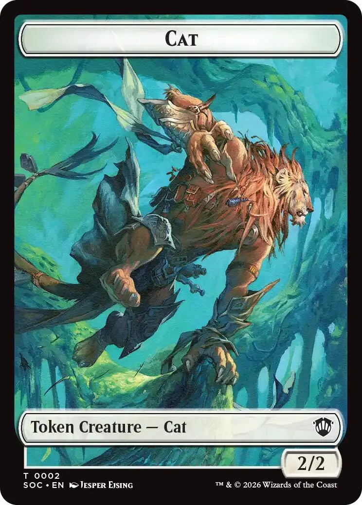 Cat // Inkling (0022) Double-Sided Token [Secrets Of Strixhaven Commander Tokens] 1