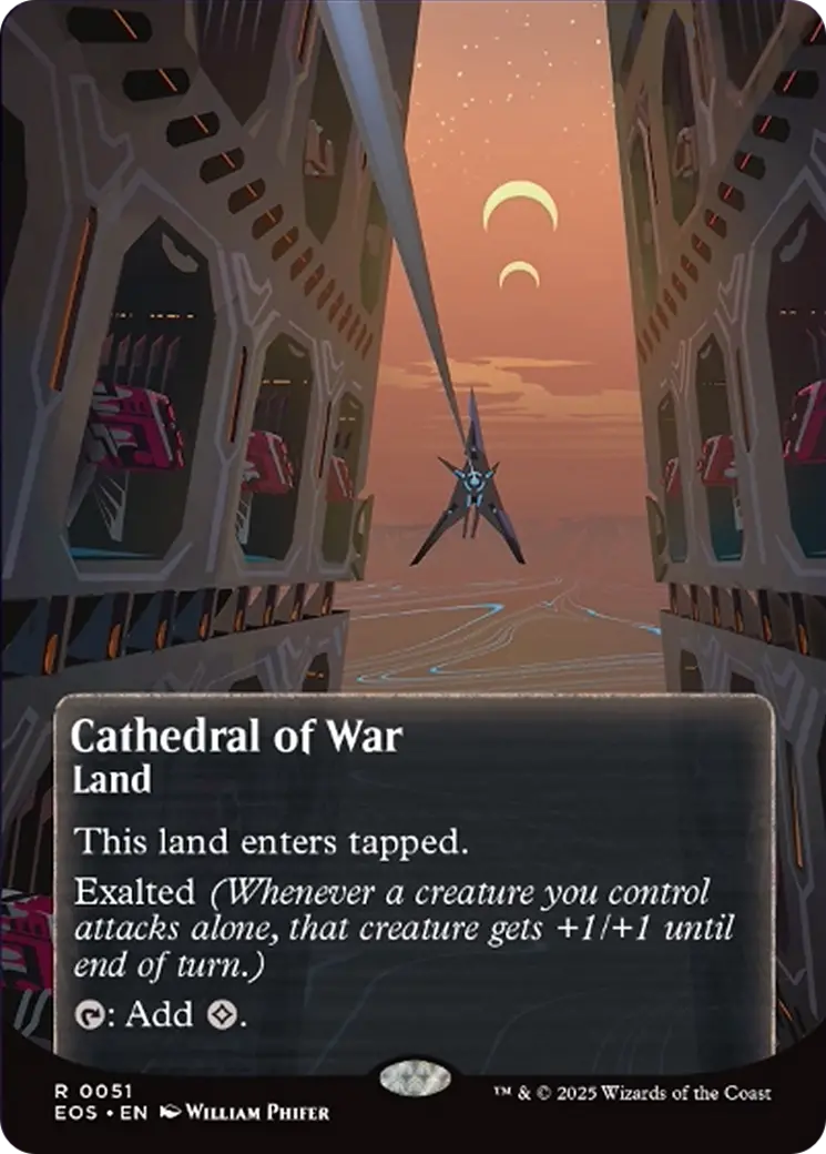 Cathedral Of War (0051) (Borderless) [Edge Of Eternities: Stellar Sights] 1