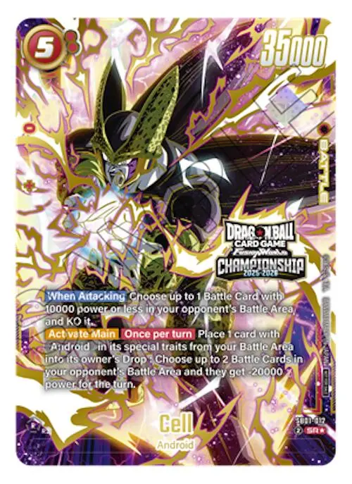 Cell (Championship 2025-2026) [Fusion World Tournament Cards] 1