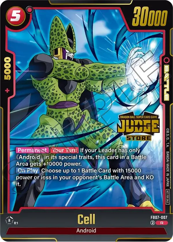 Cell (Judge Pack (Store Judge) 05) [Fusion World Tournament Cards] 1