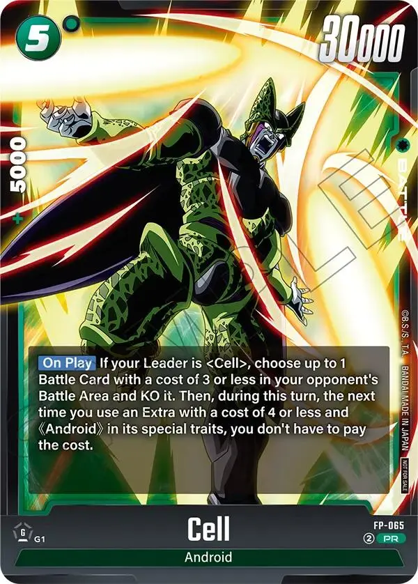 Cell (Tournament Pack 09) [Fusion World Tournament Cards] 1