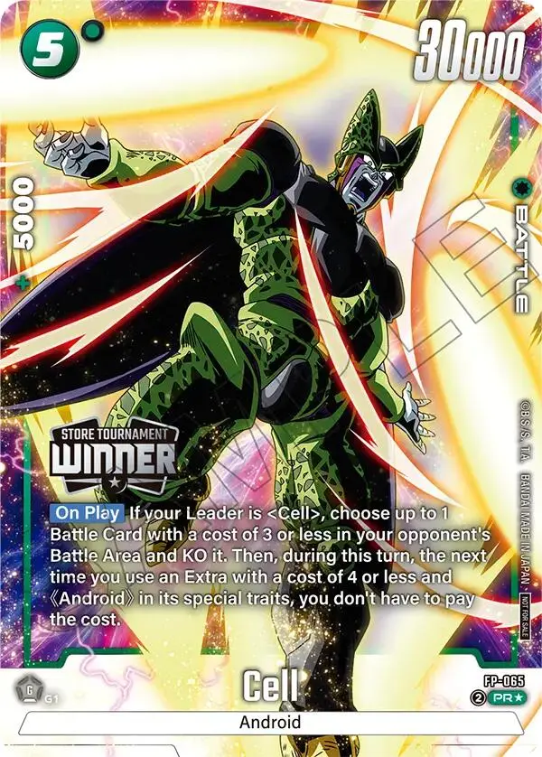 Cell (Tournament Pack -Winner- 09) [Fusion World Tournament Cards] 1