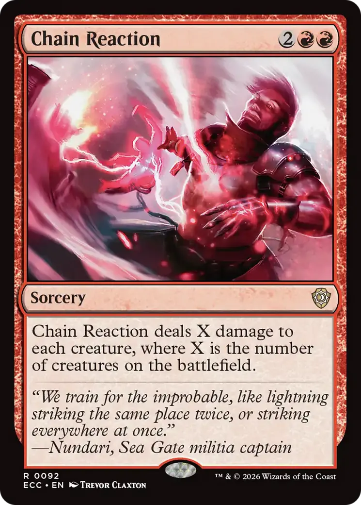 Chain Reaction [Lorwyn Eclipsed Commander] 1