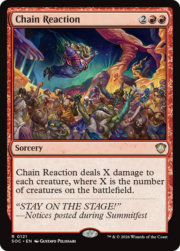Chain Reaction [Secrets Of Strixhaven Commander] 1