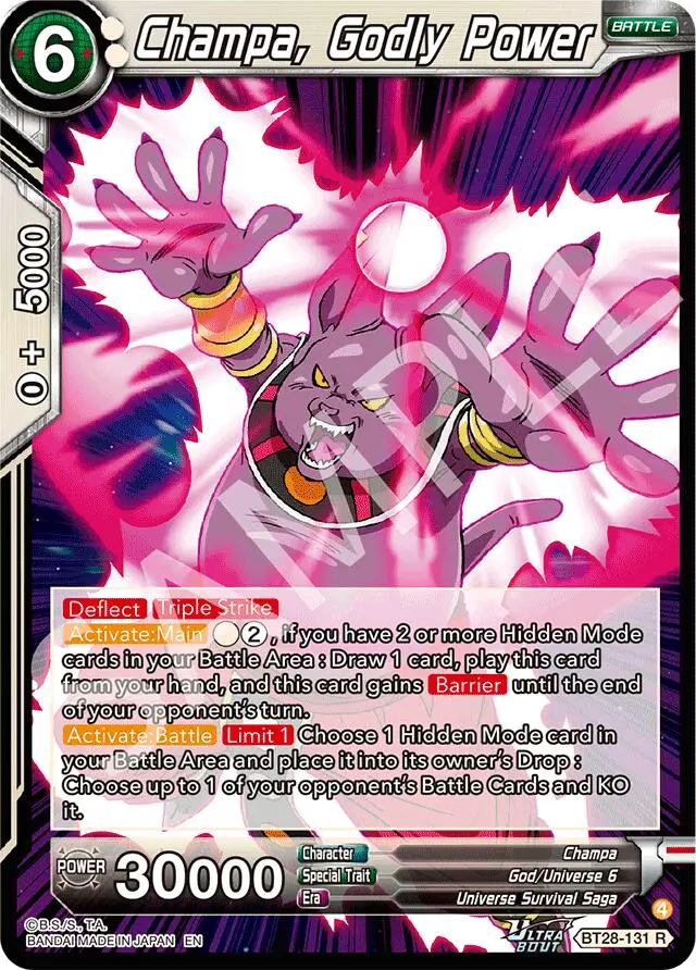 Champa, Godly Power (Bt28-131) [Prismatic Clash] 1