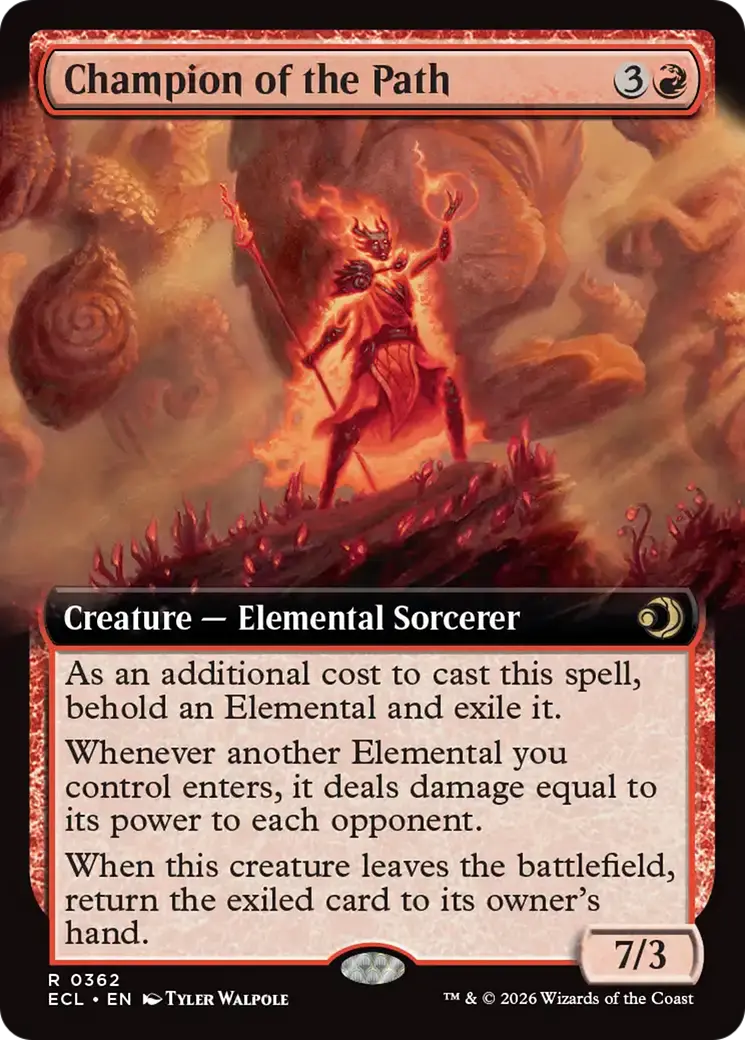 Champion Of The Path (Extended Art) [Lorwyn Eclipsed] 1