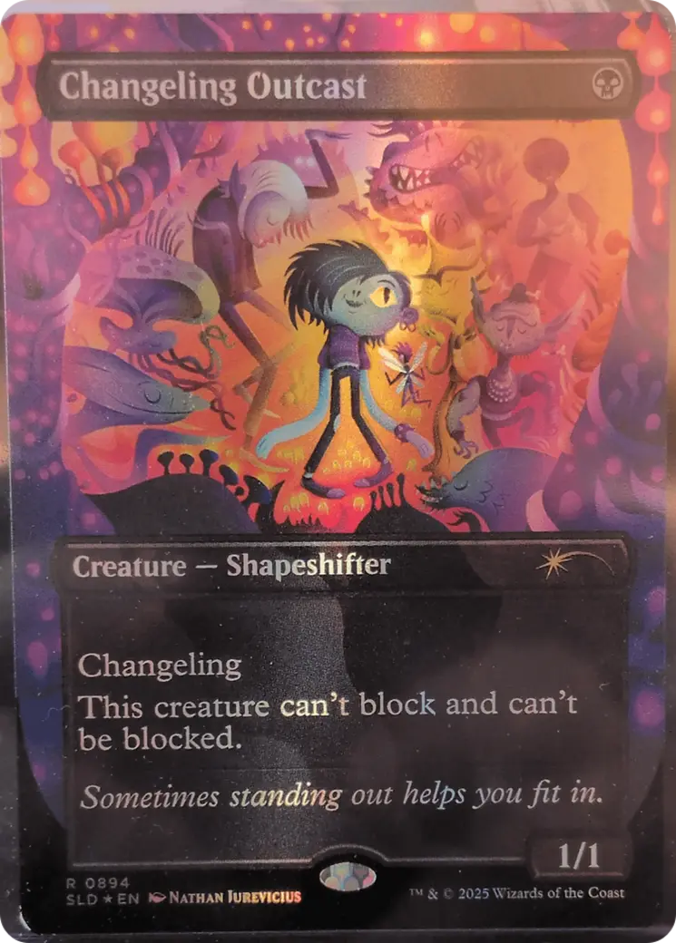 Changeling Outcast (Rainbow Foil) [Secret Lair Drop Series] 1