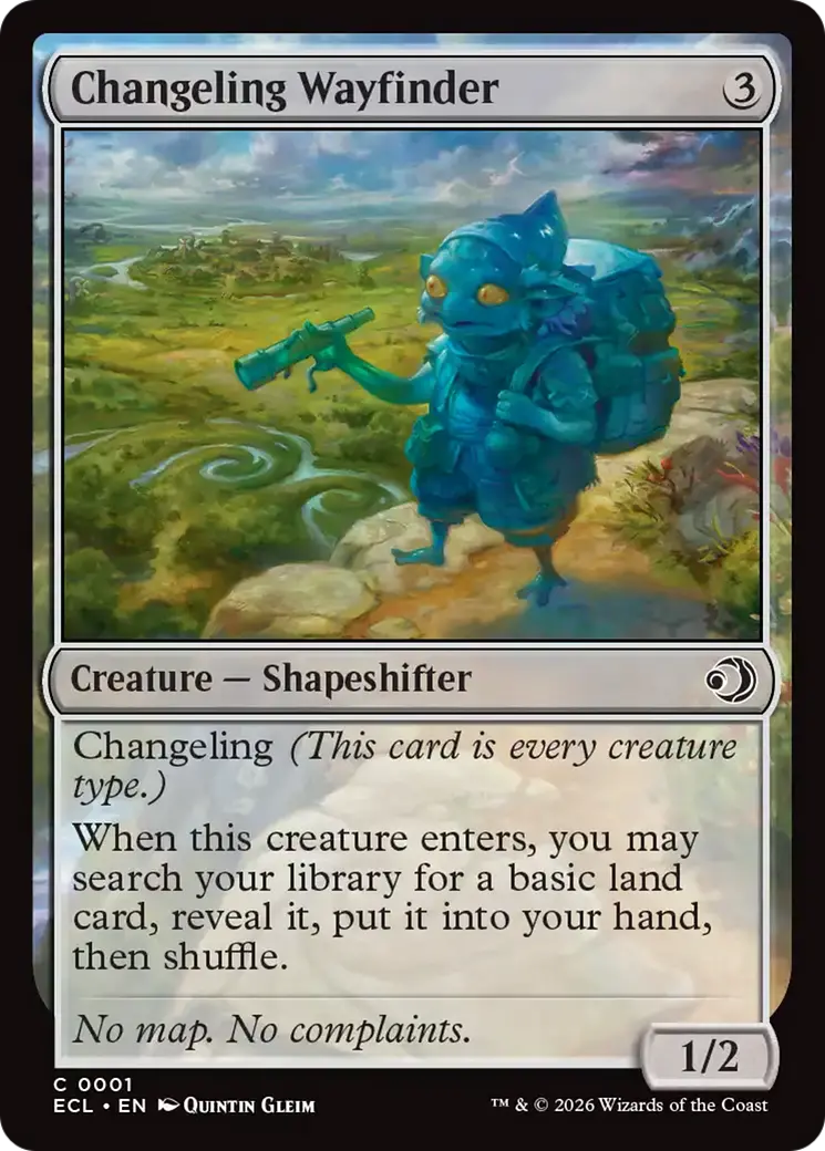 Changeling Wayfinder [Lorwyn Eclipsed] 1