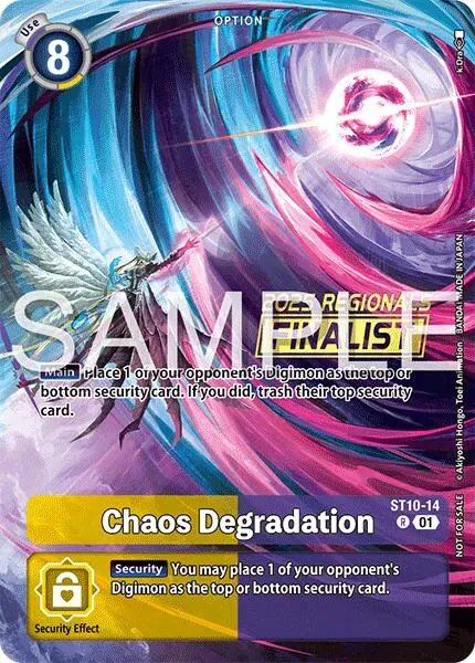 Chaos Degradation [St10-14] (Regionals 25-26 Season 2 Finalist) [Starter Deck: Parallel World Tactician] 1