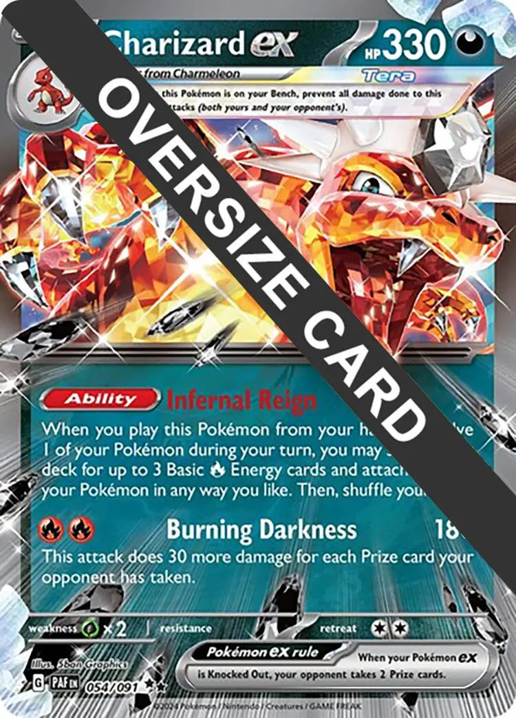 Charizard Ex (054/091) (Jumbo Card) [Miscellaneous Cards] 1