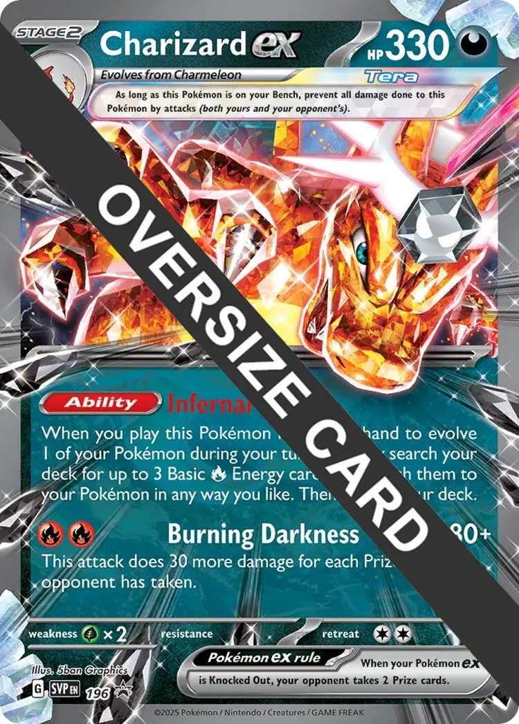 Charizard Ex (196) (Jumbo Card) [Scarlet & Violet: Black Star Promos] 1