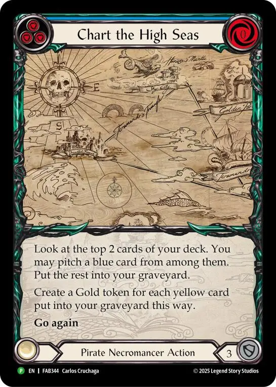 Chart The High Seas [Fab344] (Promo)  Rainbow Foil 1
