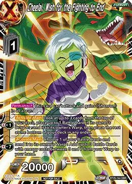 Cheelai, Wish For The Fighting To End (Ultra-Bout Series Tournament Pack Vol.1) (Bt25-144) [Tournament Promotion Cards] 1