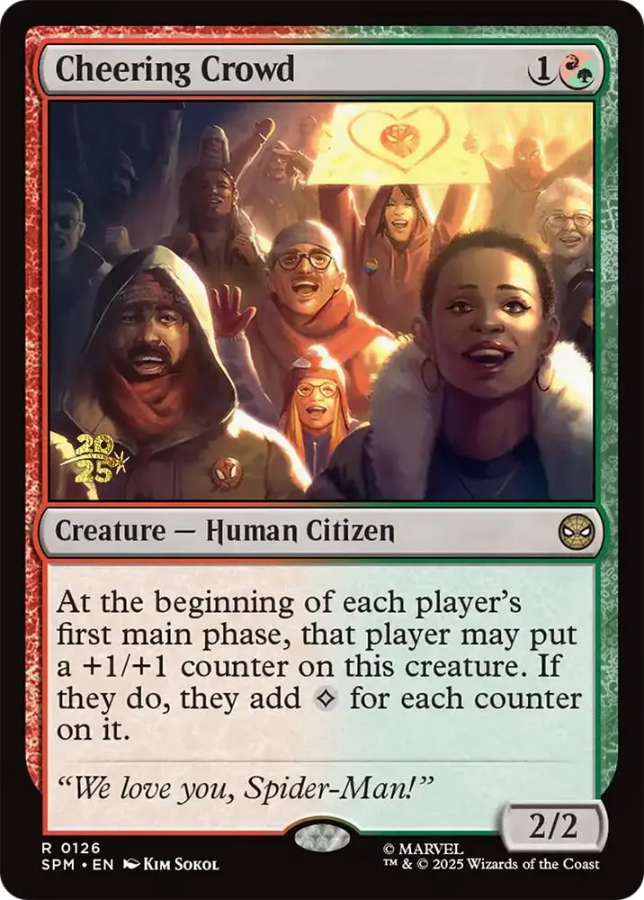 Cheering Crowd [Marvel's Spider-Man Prerelease Promos] 1
