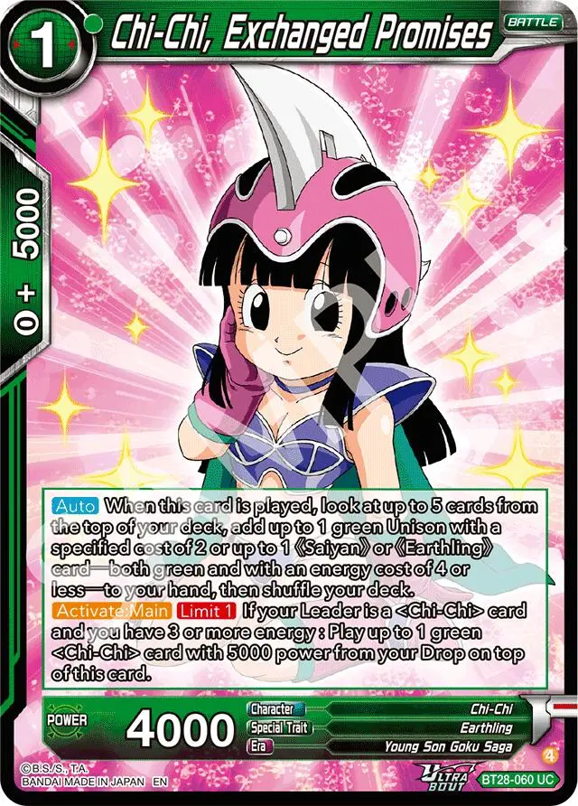 Chi-Chi, Exchanged Promises (Bt28-060) [Prismatic Clash] 1