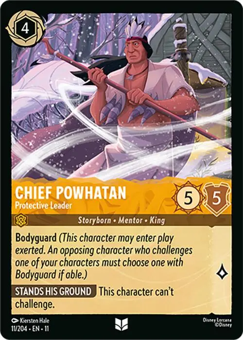 Chief Powhatan - Protective Leader (11/204) [Winterspell] 1