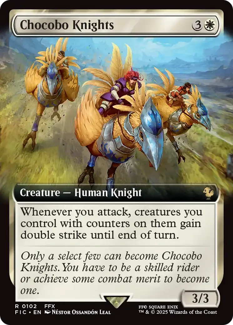 Chocobo Knights (Extended Art) [Final Fantasy Commander] 1