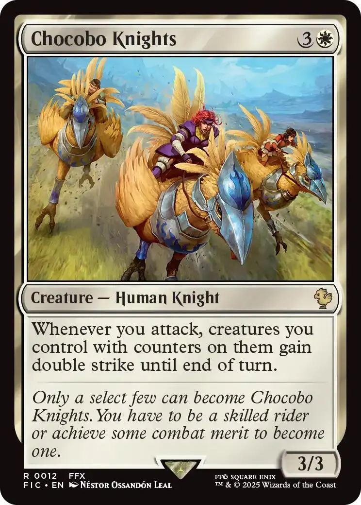 Chocobo Knights (Surge Foil) [Final Fantasy Commander] 1