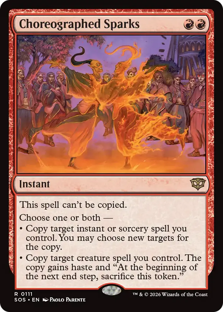Choreographed Sparks [Secrets Of Strixhaven] 1