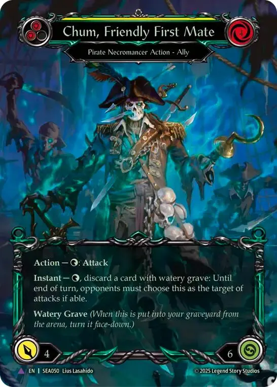 Chum, Friendly First Mate (Marvel Cold Foil) [Sea050] (High Seas)  Cold Foil 1