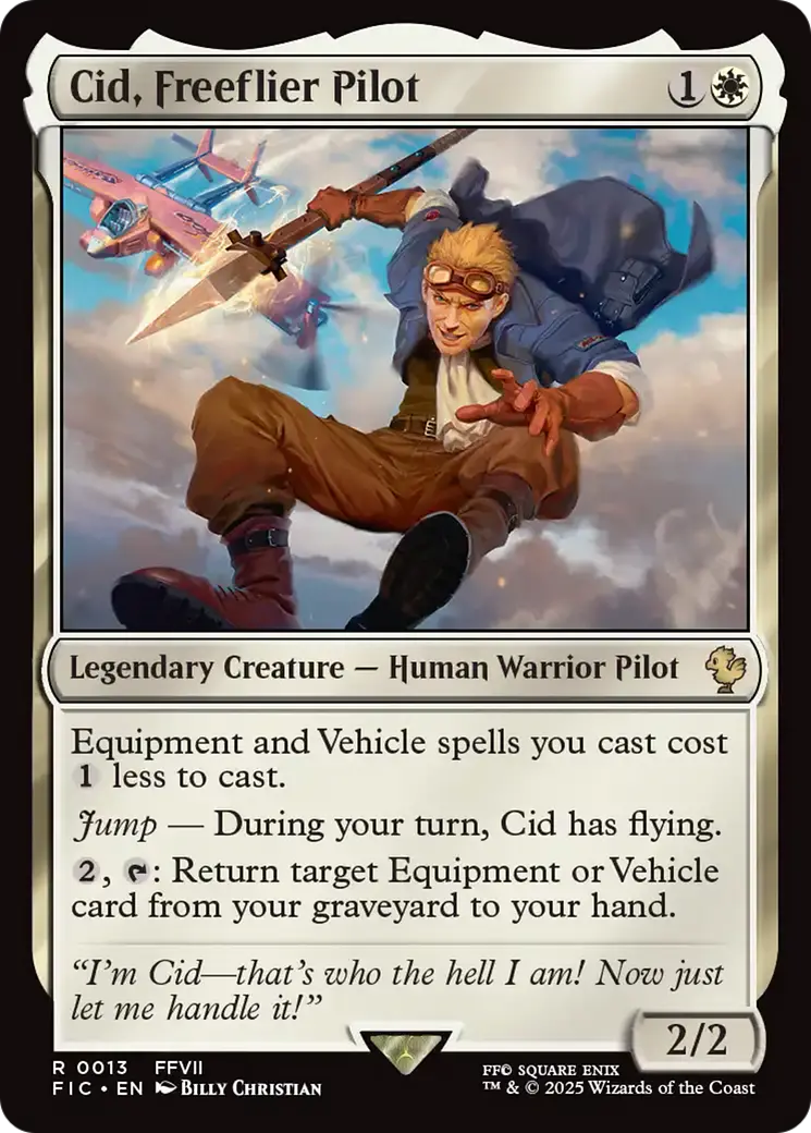 Cid, Freeflier Pilot [Final Fantasy Commander] 1