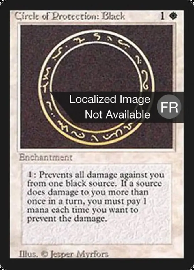 Circle Of Protection: Black [Foreign Black Border] 1