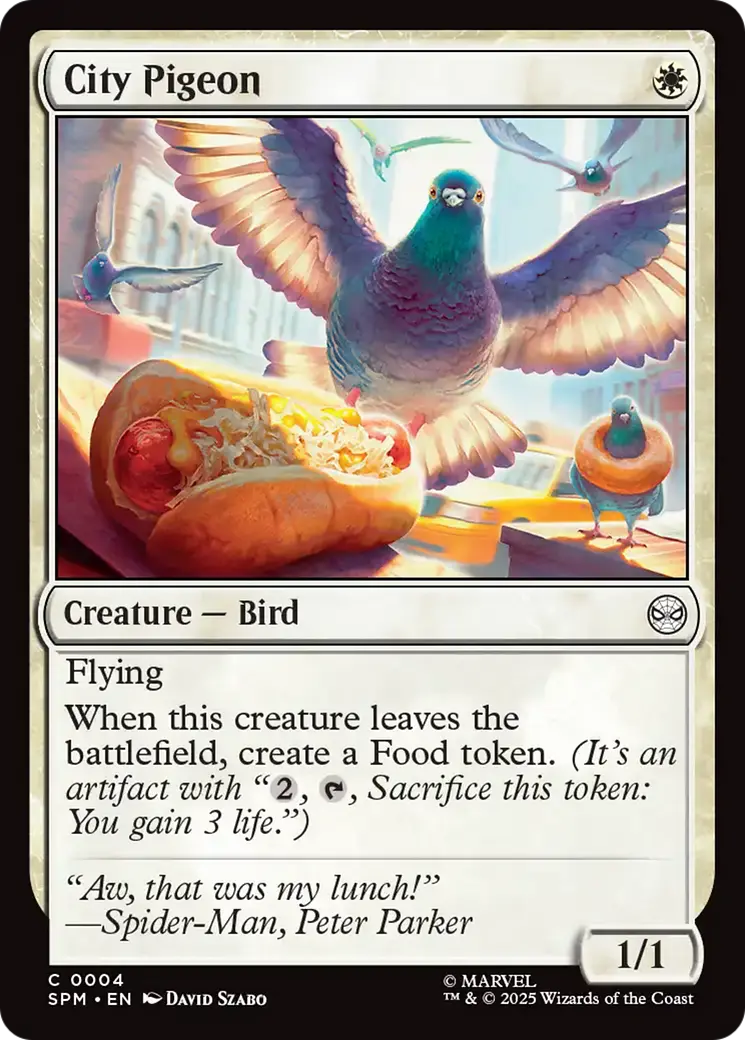City Pigeon [Marvel's Spider-Man] 1