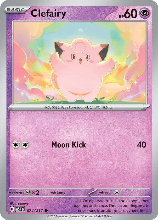 Clefairy (074/217) [Mega Evolution: Ascended Heroes] 1