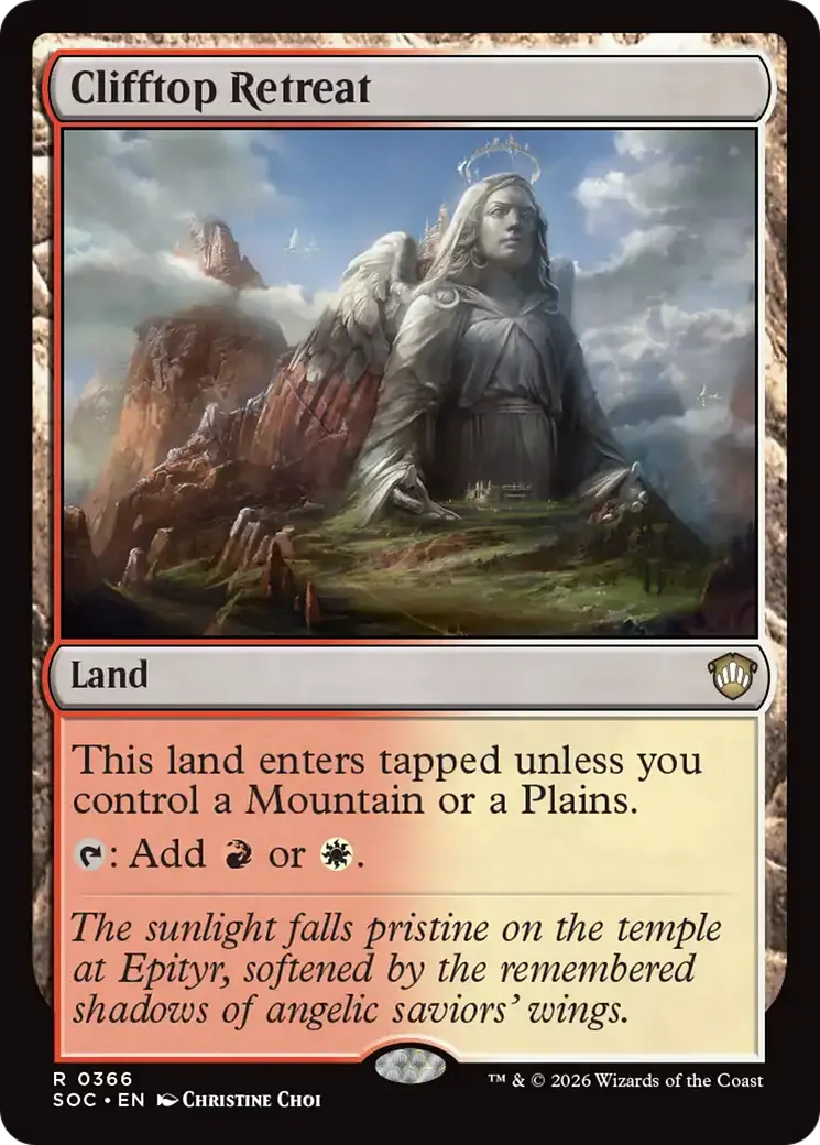 Clifftop Retreat [Secrets Of Strixhaven Commander] 1